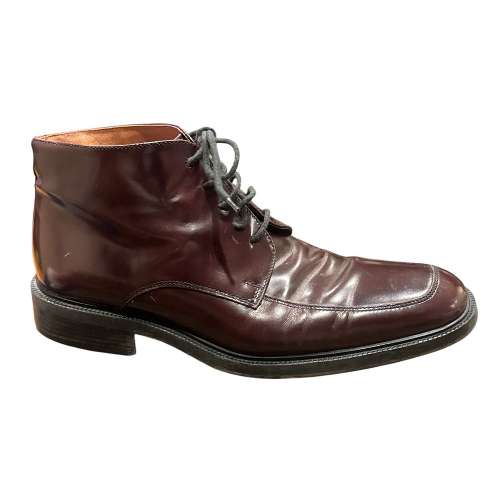 Banana Republic Men's Leather Chukka Boot in Burgundy/Brown Size 11D‎